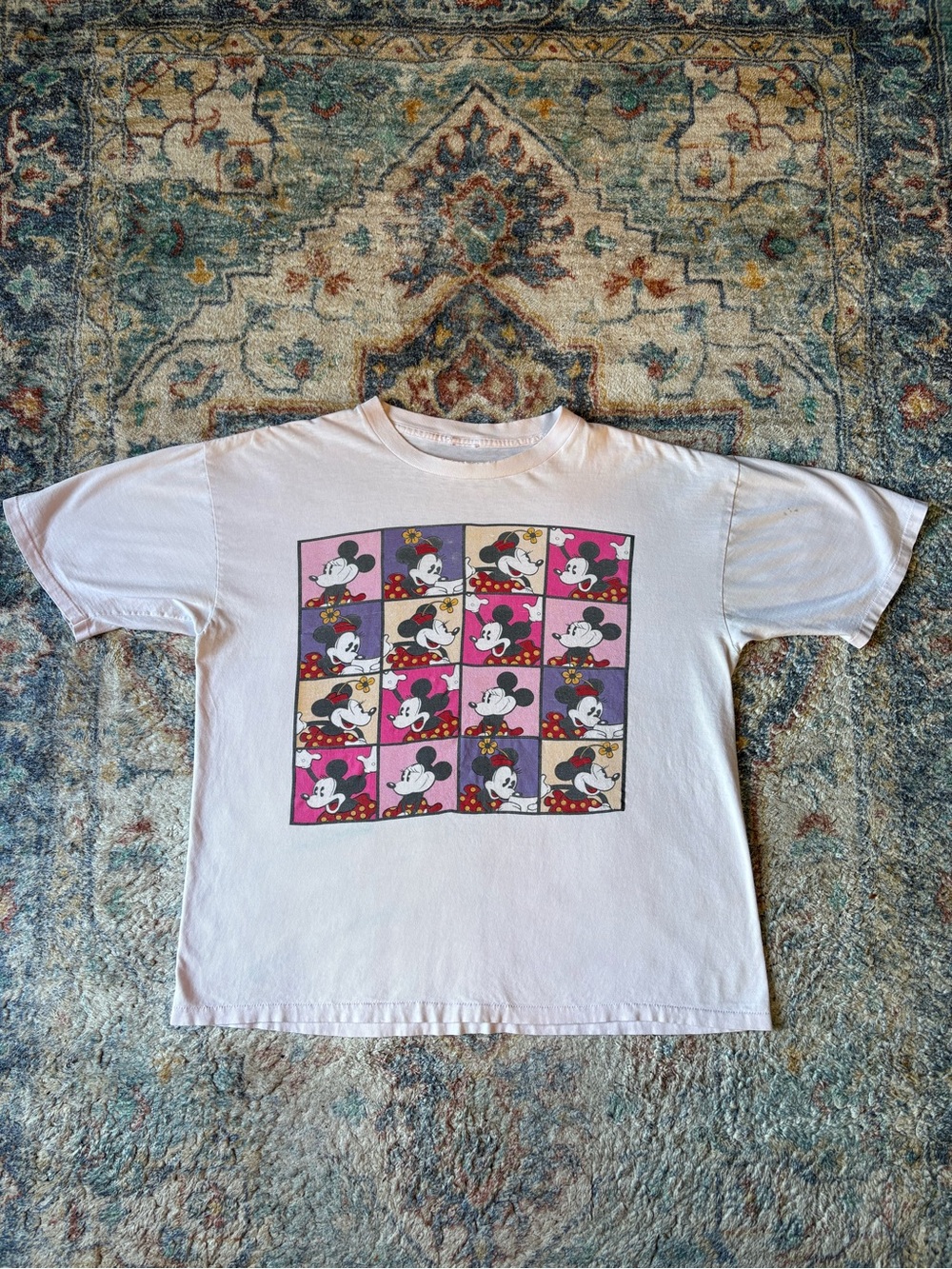 Vintage Disney Minnie Mouse Faces T-shirt Size XL